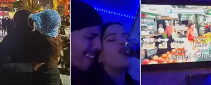 Rosalía y Rauw Alejandro cantan 'La Gasolina' en un karaoke por Fin de Año Rosalía y Rauw Alejandro cantan 'La Gasolina' en un karaoke por Fin de Año
