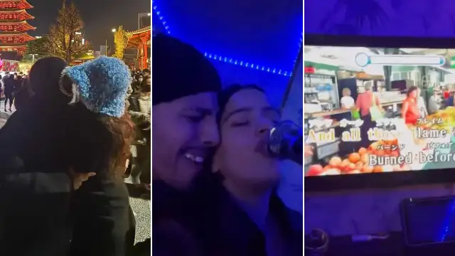 Rosalía y Rauw Alejandro cantan 'La Gasolina' en un karaoke por Fin de Año