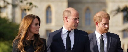 Kate Middleton, el príncipe Guillermo y el príncipe Harry