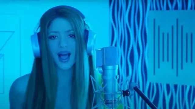 Shakira, en el videoclip de su nueva canción.