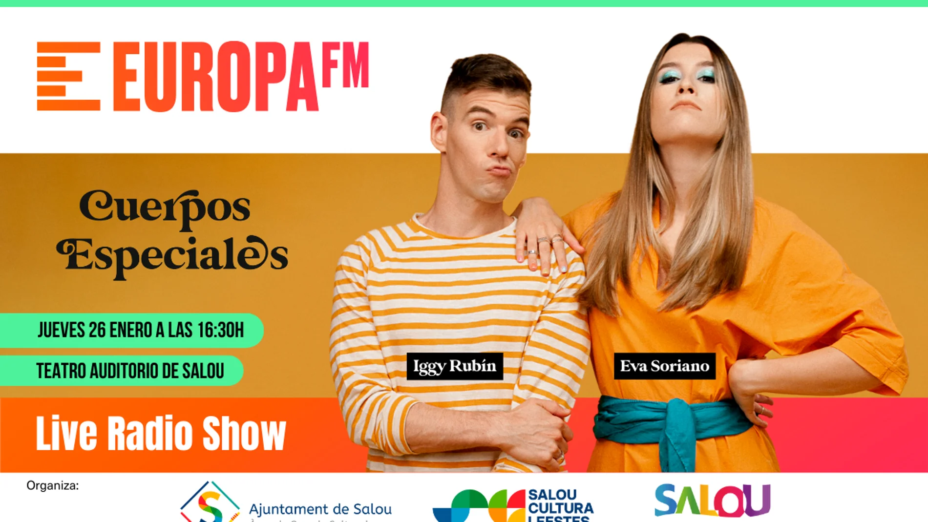 Eva Soriano e Iggy Rubín aterrizan en Salou con 'Cuerpos especiales' Eva Soriano e Iggy Rubín aterrizan en Salou con 'Cuerpos especiales'