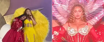 Beyoncé y su hija Blue Ivy cantan juntas en su actuación en Dubái Beyoncé y su hija Blue Ivy cantan juntas en su actuación en Dubái