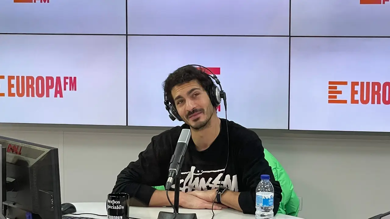 Chino Darín, en el estudio de Europa FM en Barcelona. Chino Darín, en el estudio de Europa FM en Barcelona.