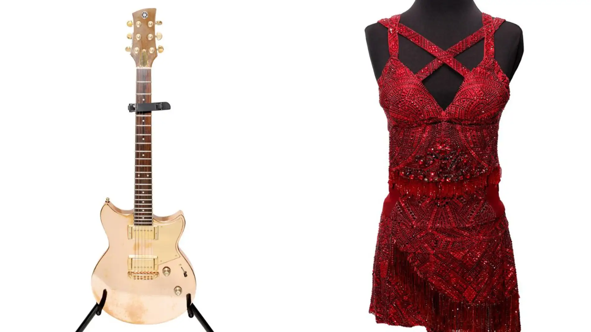 Algunos de los objetos de Shakira que se expondrán en el Museo de los Grammy de Los Ángeles