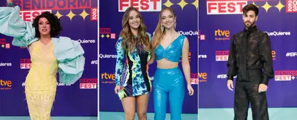 Sharonne, Agoney y Twin Melody. Sharonne, Agoney y Twin Melody.