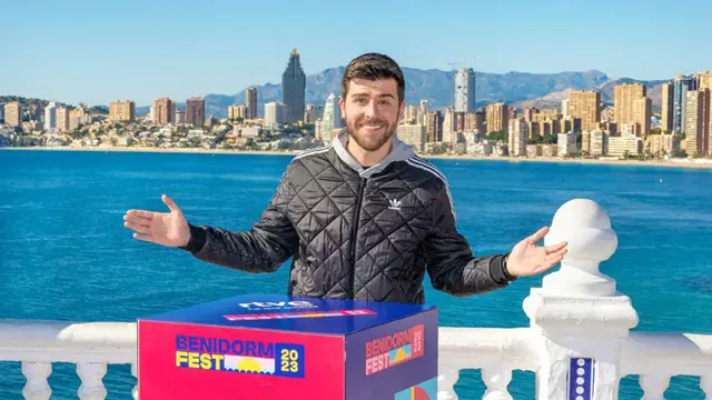 Rodrigo Vázquez, presentador del Benidorm Fest 2023.