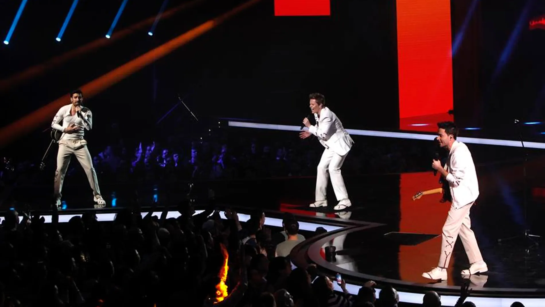 Meler, durante su actuación en la semifinal del Benidorm Fest 2023. Meler, durante su actuación en la semifinal del Benidorm Fest 2023.