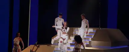 Sofía Martín, durante su actuación en la semifinal del Benidorm Fest 2023. Sofía Martín, durante su actuación en la semifinal del Benidorm Fest 2023.