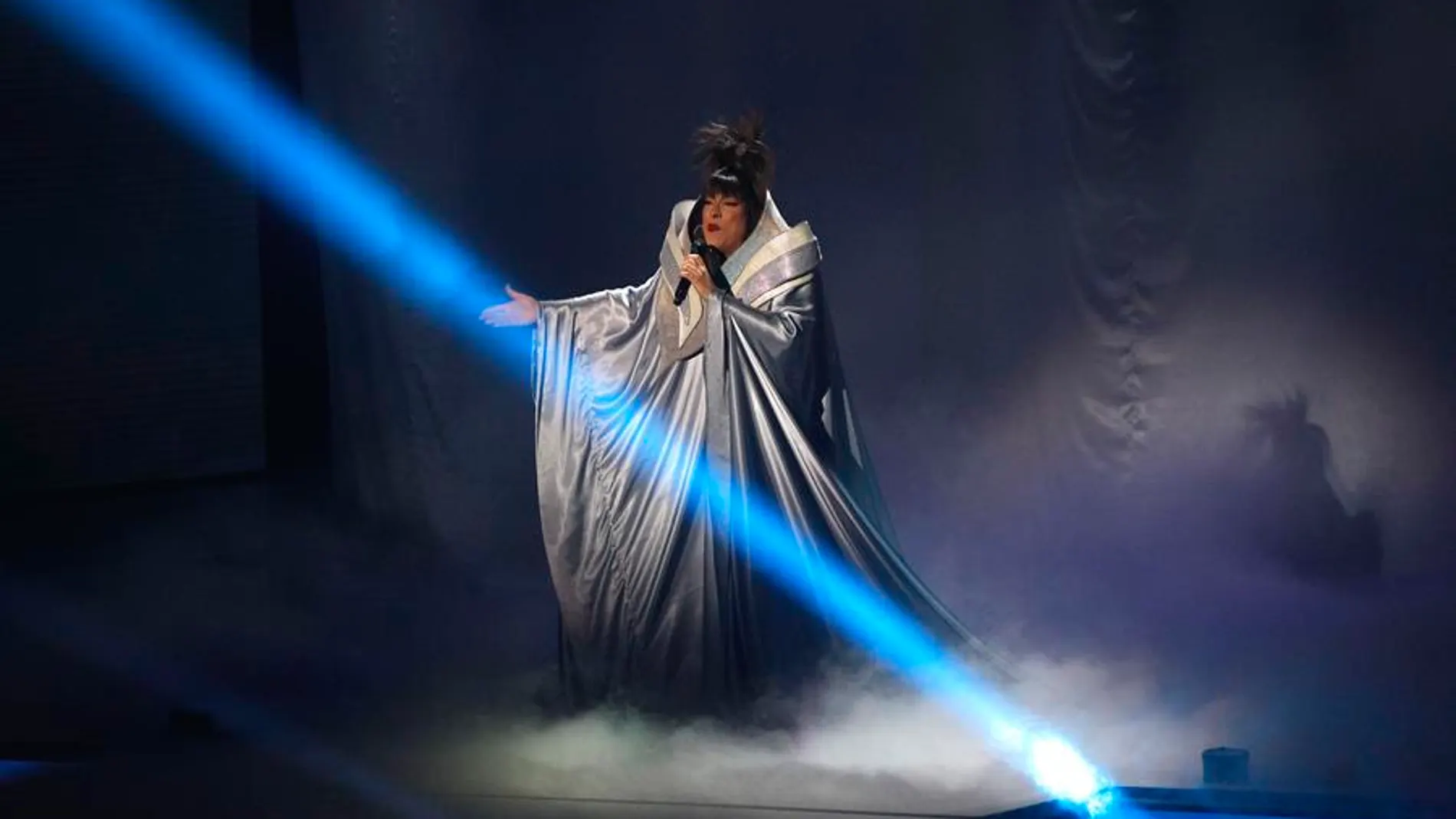Sharonne, durante su actuación en la semifinal del Benidorm Fest 2023. Sharonne, durante su actuación en la semifinal del Benidorm Fest 2023.