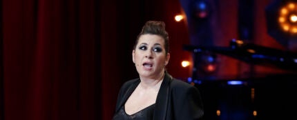 La actriz Pepa Charro en la gala de los Goya 2018.