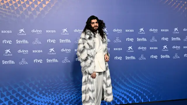 Israel Fernández, en los premios Goya 2023.