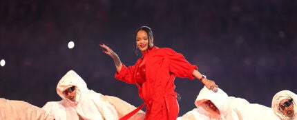 Rihanna en el show de la SuperBowl 2023