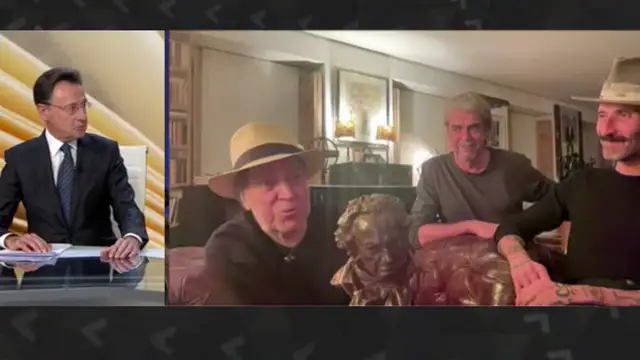 Matías Prats, Leiva, Joaquín Sabina y Fernando León de Aranoa.