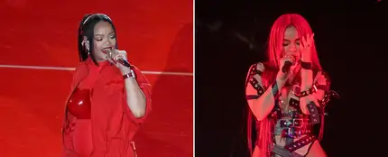 Rihanna y Karol G Rihanna y Karol G