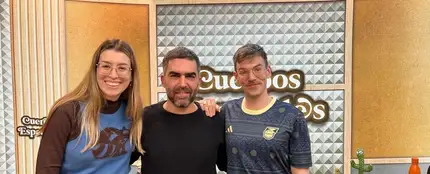 Jero Romero con Eva Soriano e Iggy Rubín en 'Cuerpos especiales'. Jero Romero con Eva Soriano e Iggy Rubín en 'Cuerpos especiales'.