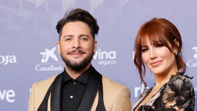 Manuel Carrasco y Almudena Navalón en los premios Goya 2023