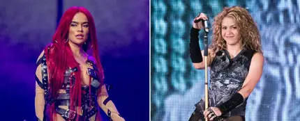 Shakira y Karol G Shakira y Karol G
