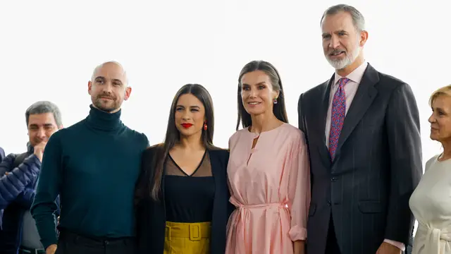Blanca Paloma y los Reyes en la inauguración de ARCO Madrid 2023