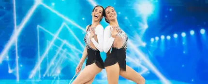 Ana Guerra y Almudena Cid enamoran con un espectacular número de gimnasia rítmica Ana Guerra y Almudena Cid enamoran con un espectacular número de gimnasia rítmica