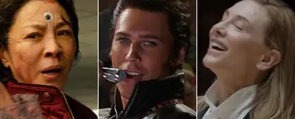 Los protagonistas de 'Todo a la vez en todas partes', 'Elvis' y 'TÁR' Los protagonistas de 'Todo a la vez en todas partes', 'Elvis' y 'TÁR'