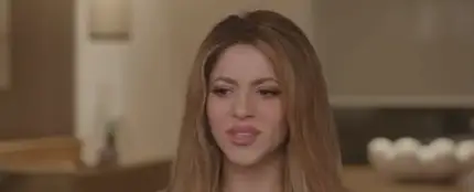 Shakira durante su primera entrevista en televisión tras su separación Shakira durante su primera entrevista en televisión tras su separación
