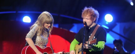 Ed Sheeran y Taylor Swift 