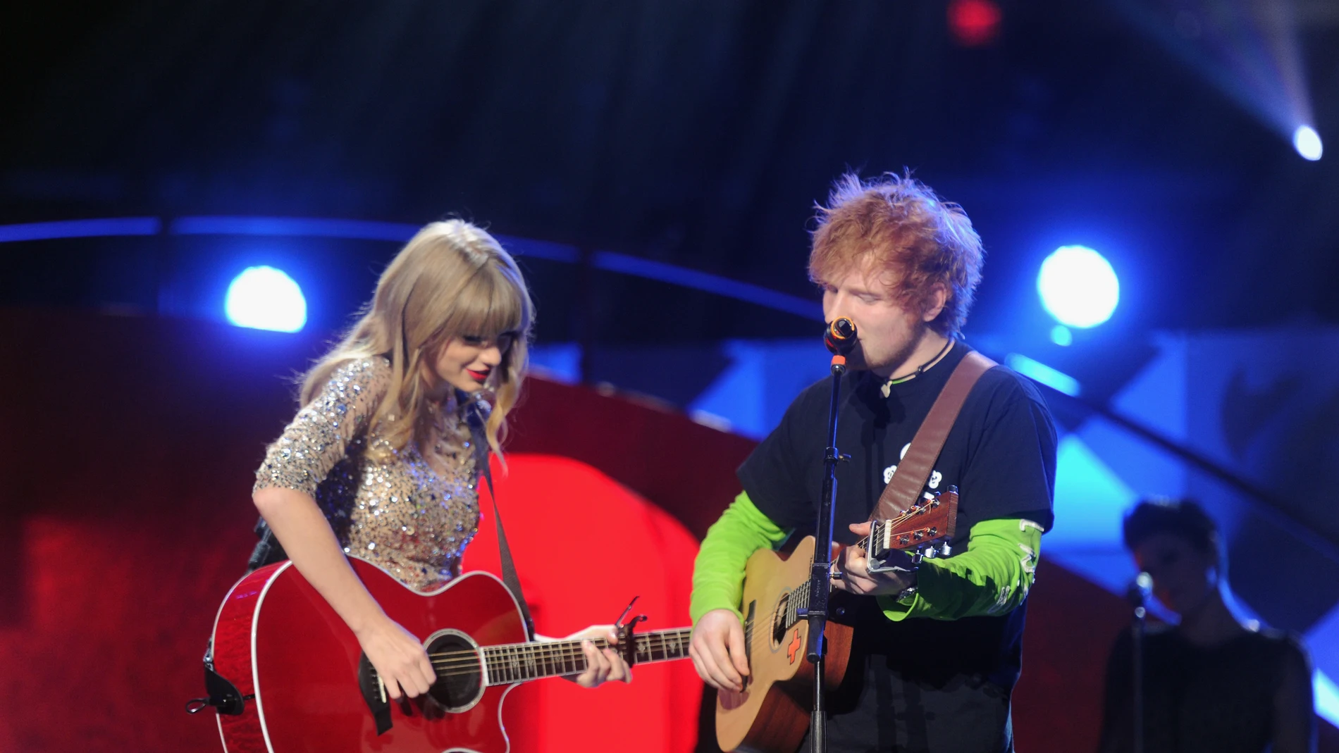 Ed Sheeran y Taylor Swift 