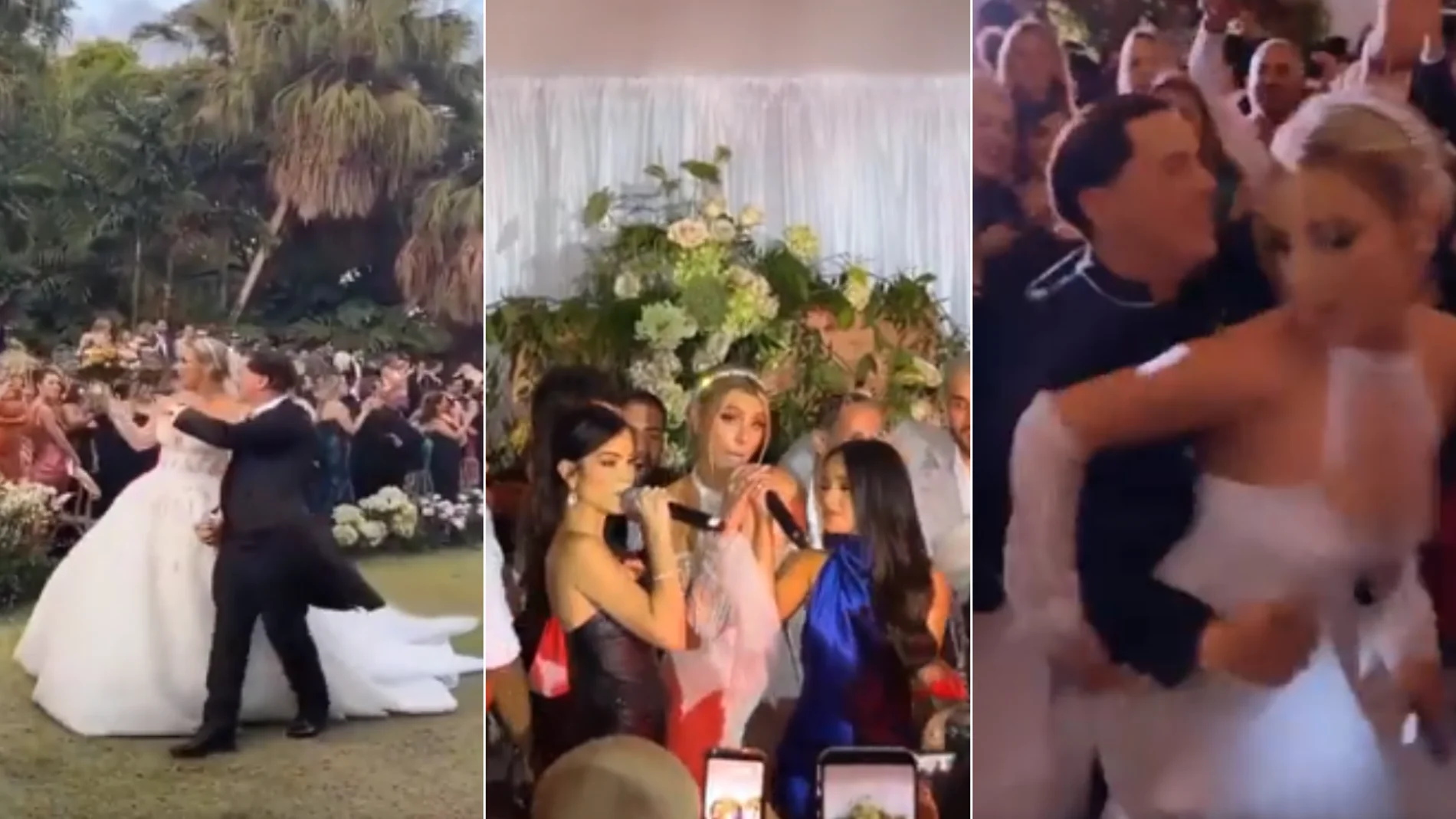 Así ha sido la boda de Lele Pons y Guaynaa: tres vestidos, karaoke de cantantes, un vals con Chayanne y el perreo de los novios