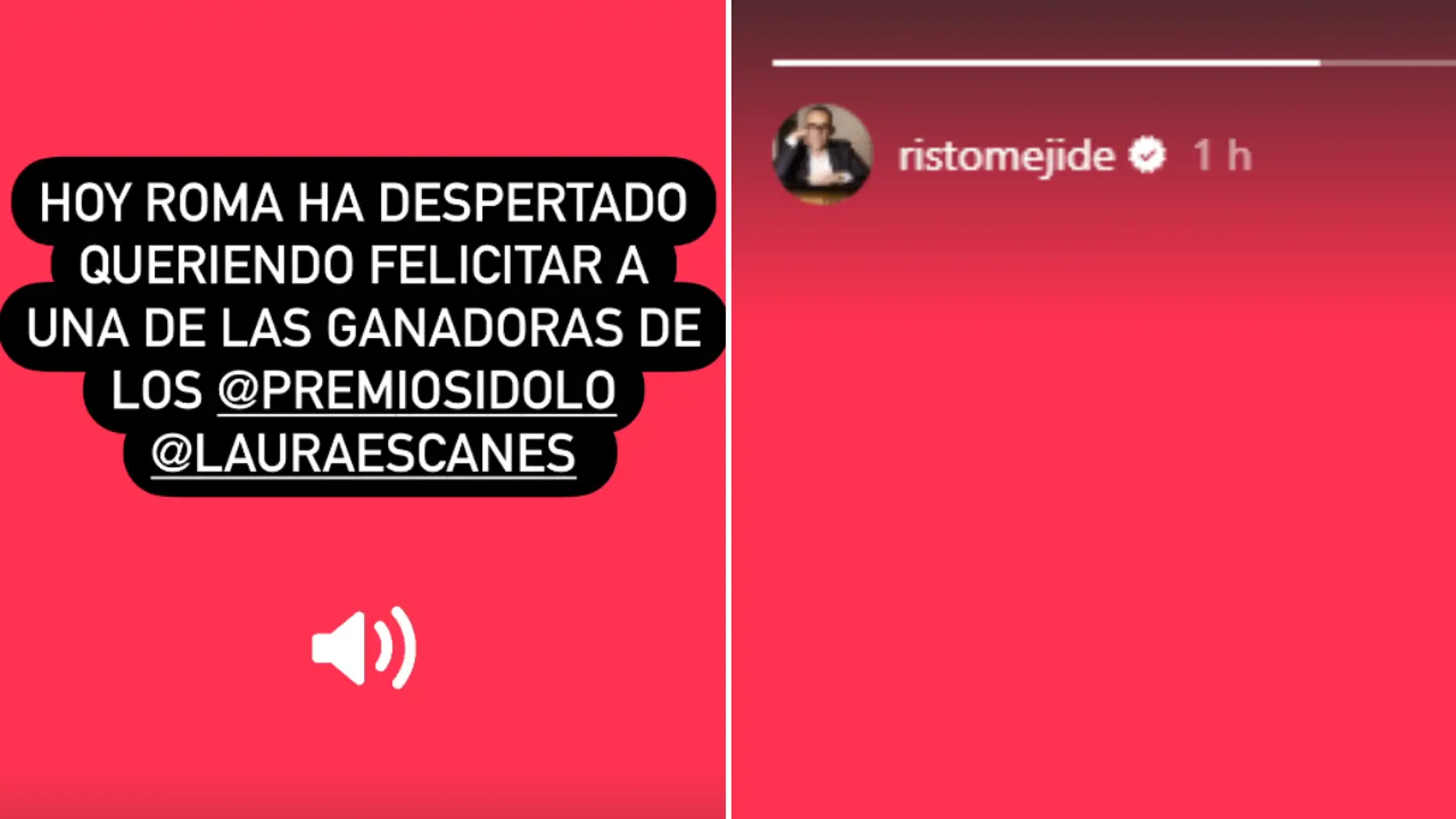 Risto Mejide felicita a Laura Escanes a través de Instagram