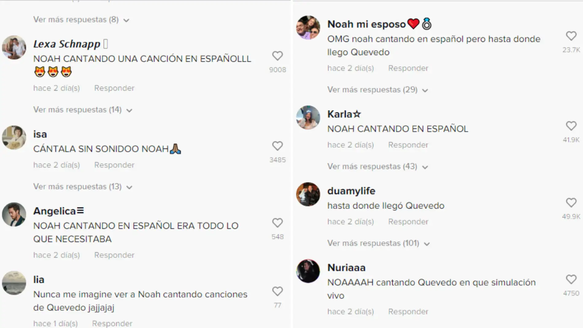 Los fans de Noah Schnapp reaccionan al vídeo del actor cantando Quevedo