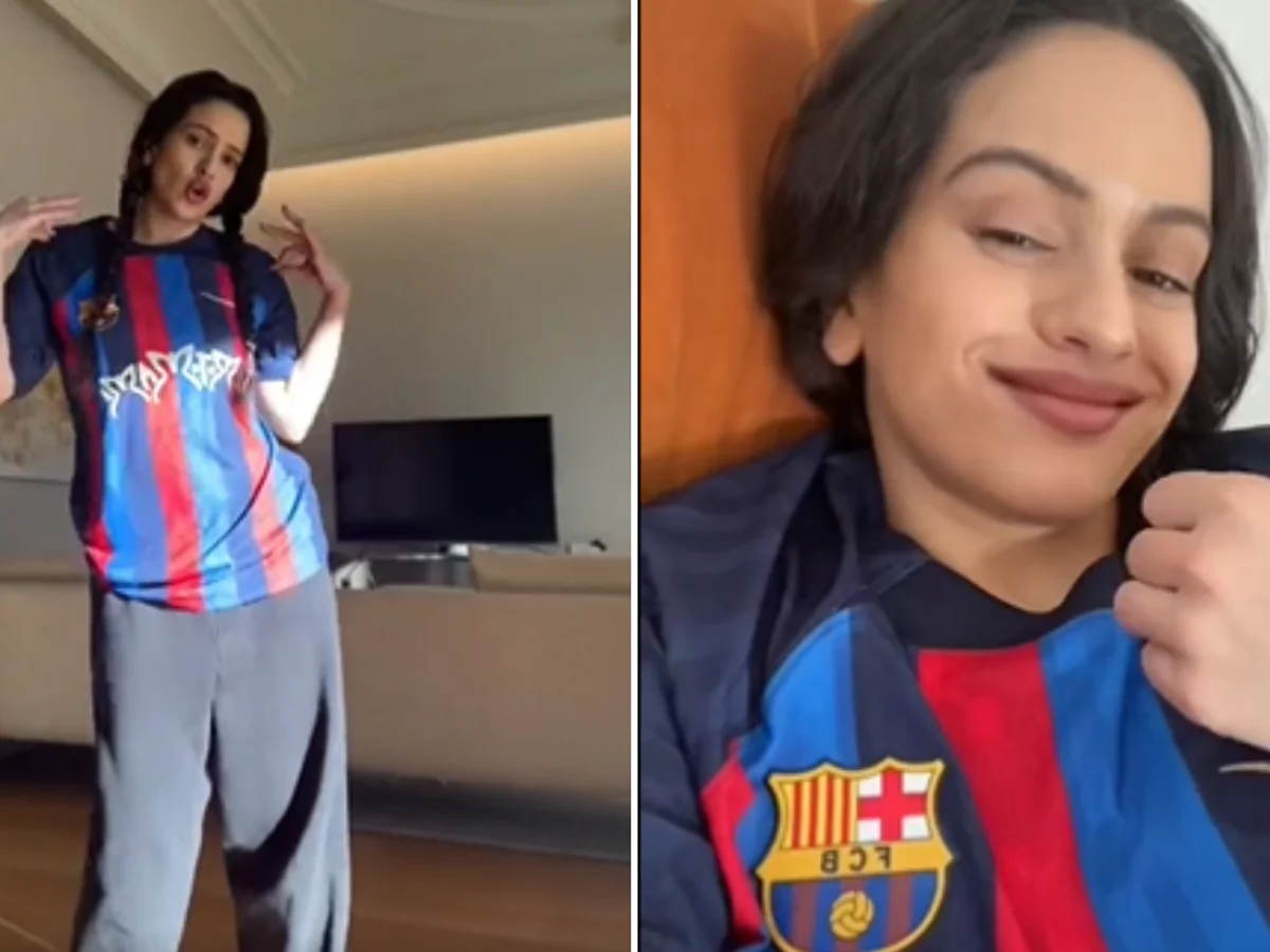 El FC Barcelona lanza una camiseta exclusiva (y carísima) con el logo de  'Motomami' de Rosalía, Música