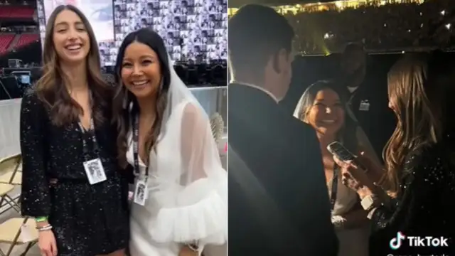 Una boda en el concierto de Taylor Swift
