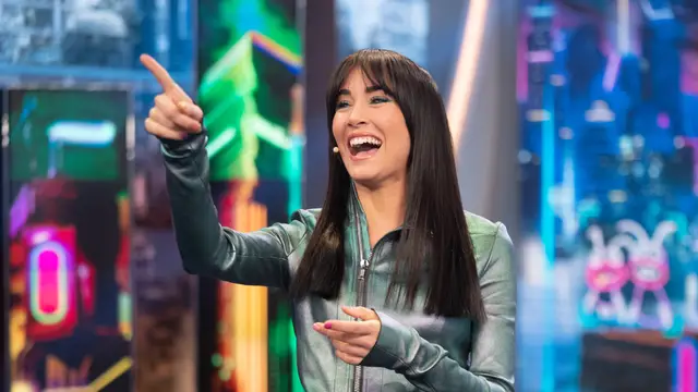 Aitana, durante su visita a El Hormiguero el miércoles 29 de marzo