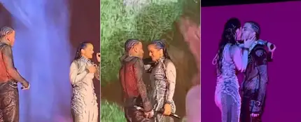 Rosalía y Rauw Alejandro cantan juntos por primera vez en directo 'Beso' y 'Vampiros' Rosalía y Rauw Alejandro cantan juntos por primera vez en directo 'Beso' y 'Vampiros'