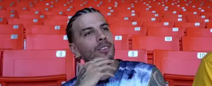 Rauw Alejandro, en la entrevista con Chente. Rauw Alejandro, en la entrevista con Chente.