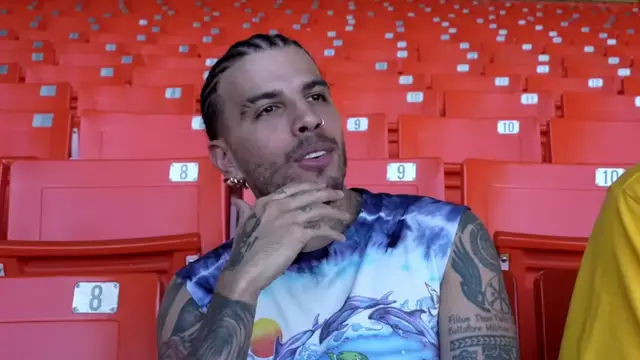 Rauw Alejandro, en la entrevista con Chente.