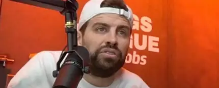 Gerard Piqué, en la charla con Gerard Romero. Gerard Piqué, en la charla con Gerard Romero.