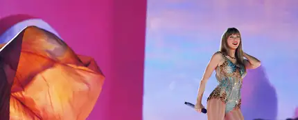 Taylor Swift, durante The Eras Tour 2023. Taylor Swift, durante The Eras Tour 2023.