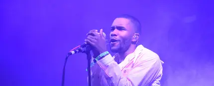 Frank Ocean, en un concierto en 2014. Frank Ocean, en un concierto en 2014.