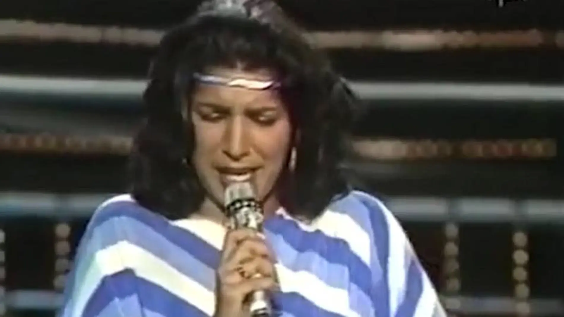 Remedios Amaya, en Eurovisión 1982.