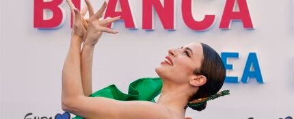 Blanca Paloma, en el photocall de la fiesta Eurovisi&oacute;n de Madrid