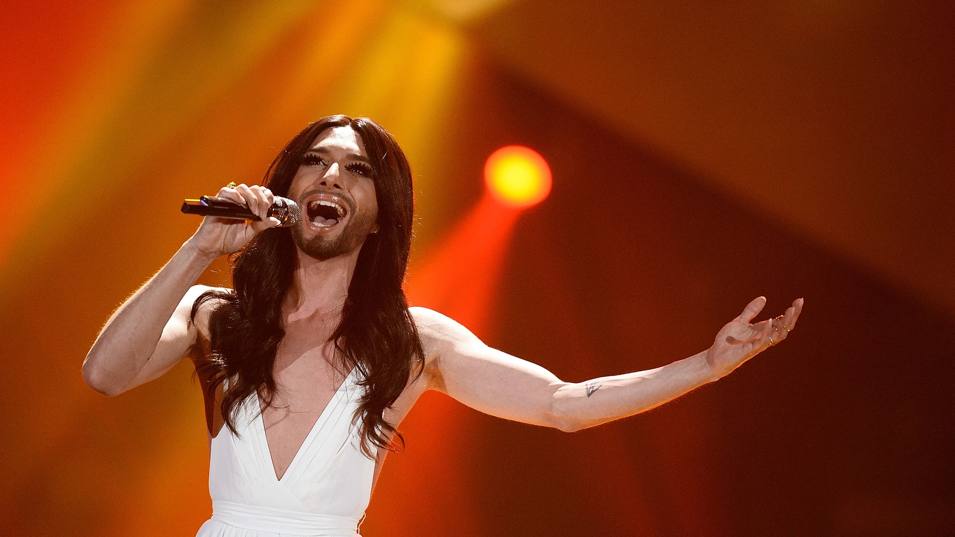 Conchita Wurst, la artista ganadora de Eurovisión 2014.