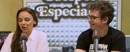 Chenoa y Ventura, en el estudio de 'Cuerpos especiales' Chenoa y Ventura, en el estudio de 'Cuerpos especiales'
