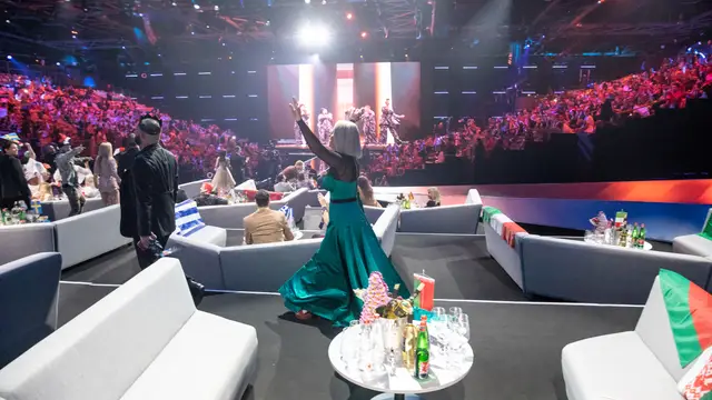 La green room de Eurovisión 2019.