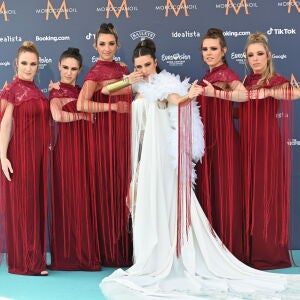 El equipo de Blanca Paloma en Eurovisión 2023.