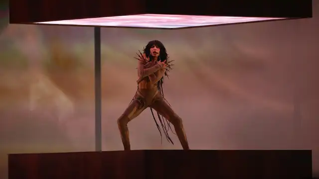Loreen durante la primera semifinal de Eurovision 2023