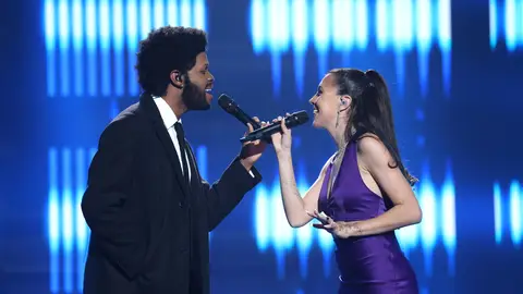 Andrea Guasch y Famous, sublimes como Ariana Grande y The Weeknd con ‘Save your tears’ Andrea Guasch y Famous, sublimes como Ariana Grande y The Weeknd con ‘Save your tears’