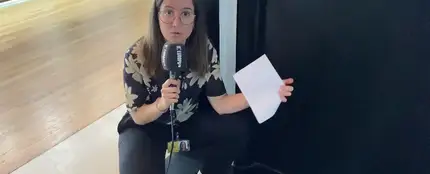 Elena Beltrán se cuela en el Parlamento Europeo para buscar a Ursula von der Leyen Elena Beltrán se cuela en el Parlamento Europeo para buscar a Ursula von der Leyen