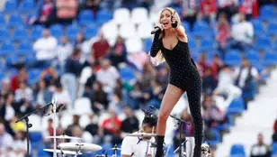 Ana Mena llena de 'Música Ligera' la Final de la Copa de la Reina en Leganés 