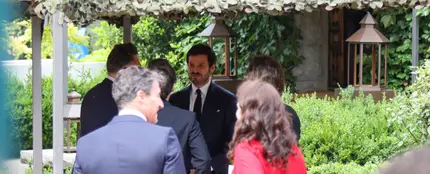 Guillermo Bárcenas, el día de su boda con Loreto Sesma. Guillermo Bárcenas, el día de su boda con Loreto Sesma.